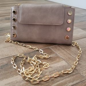 [NEW] Taupe Wallet/Cross-body
